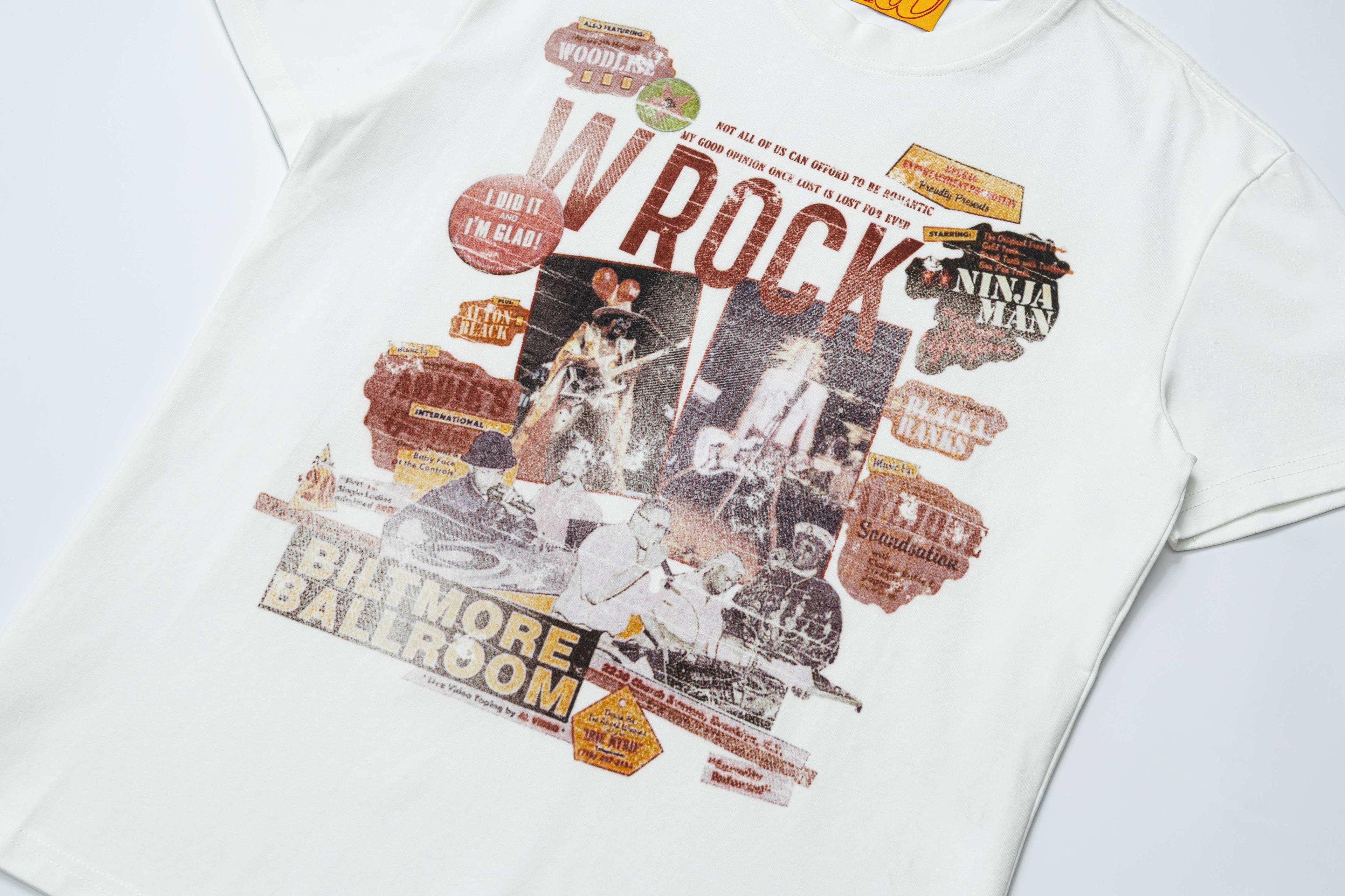 Omirad Vintage Rock Collage Tee