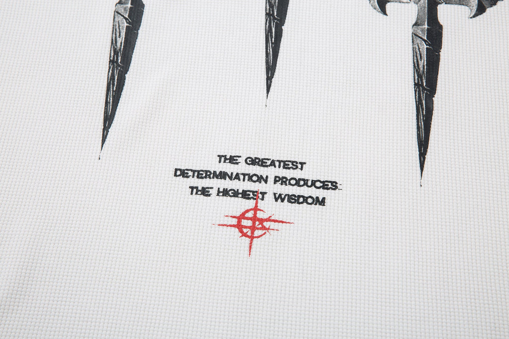 Omirad Gothic Cross Long Sleeve Tee