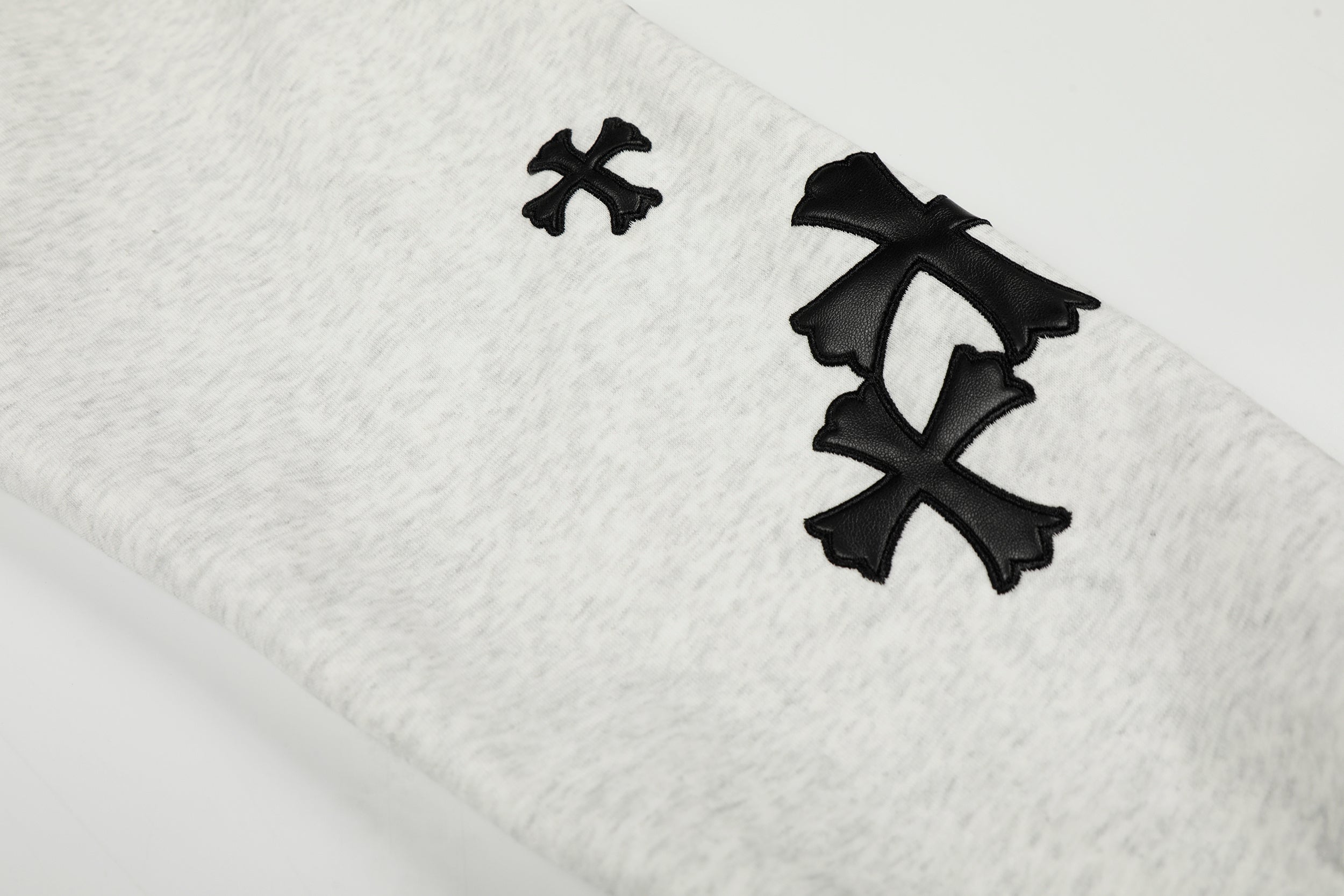 Omirad Cross Emblem Zip Hoodie