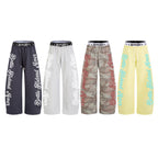 Omirad Script Logo Wide-Leg Sweatpants