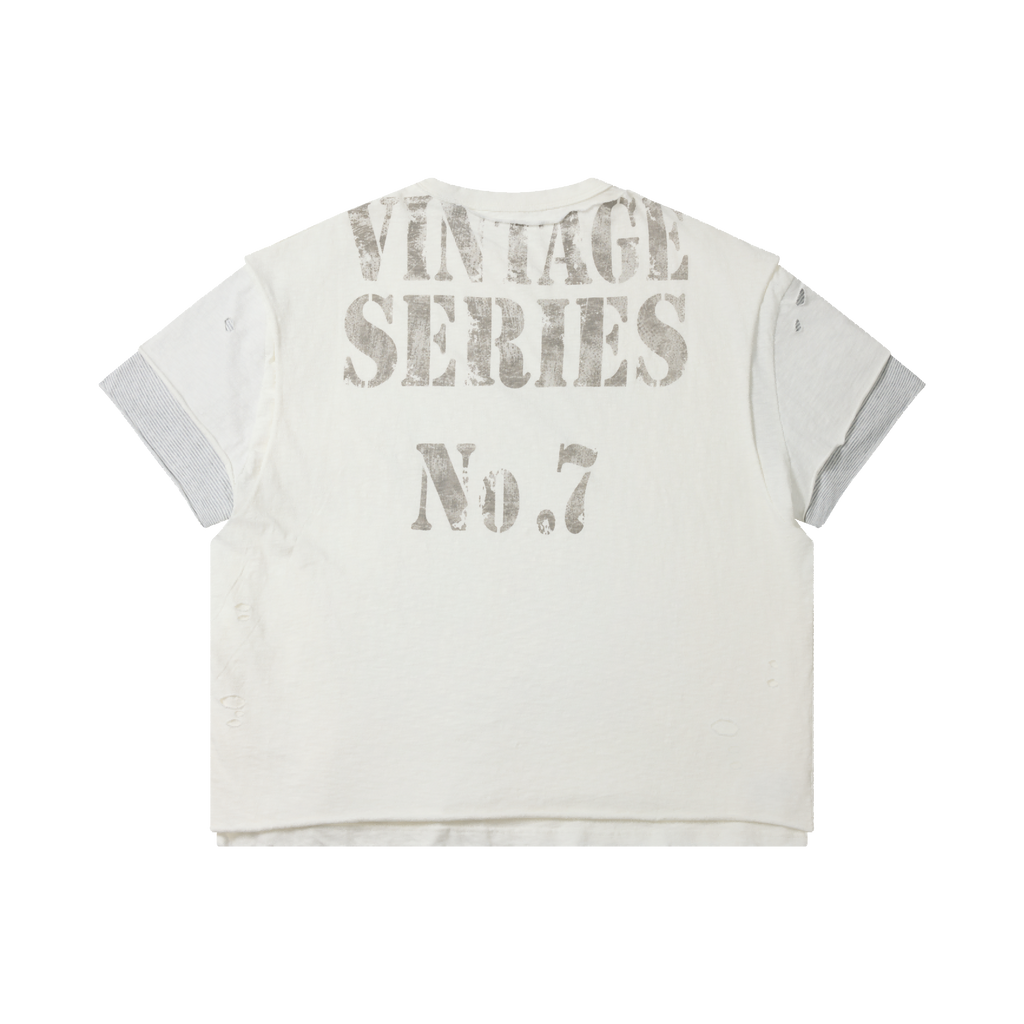 Omirad Layered Distressed Graphic Tee