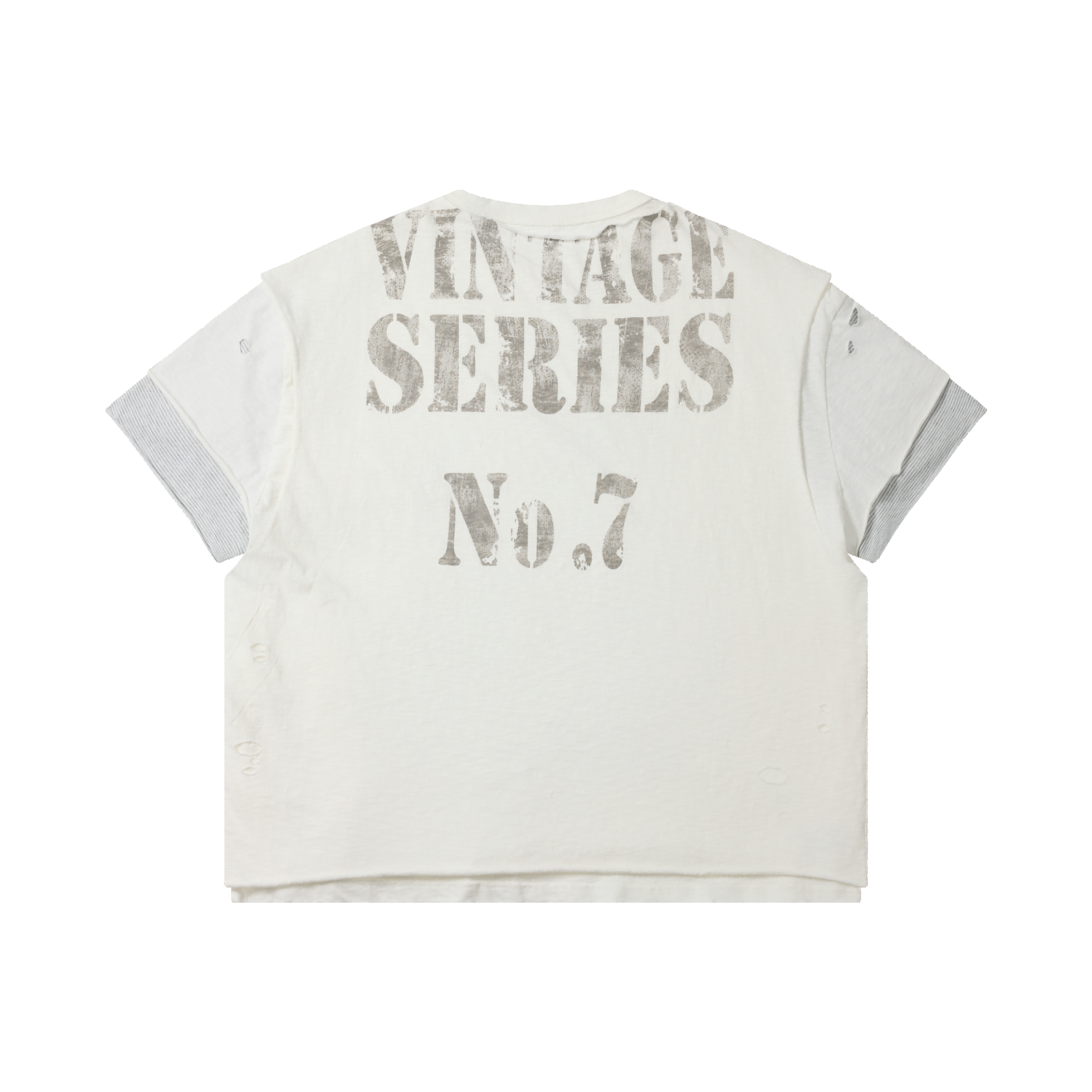 Omirad Layered Distressed Graphic Tee
