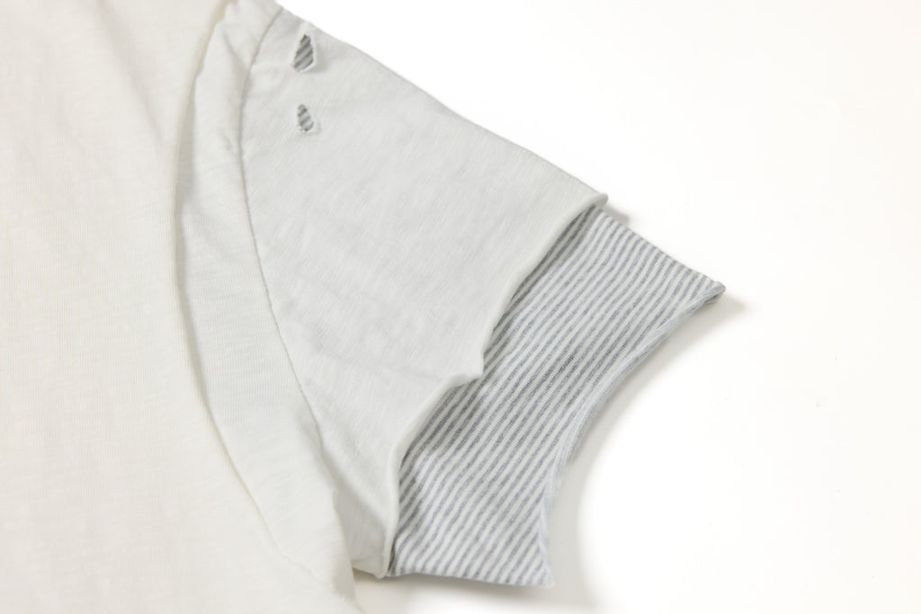 Omirad Layered Distressed Graphic Tee
