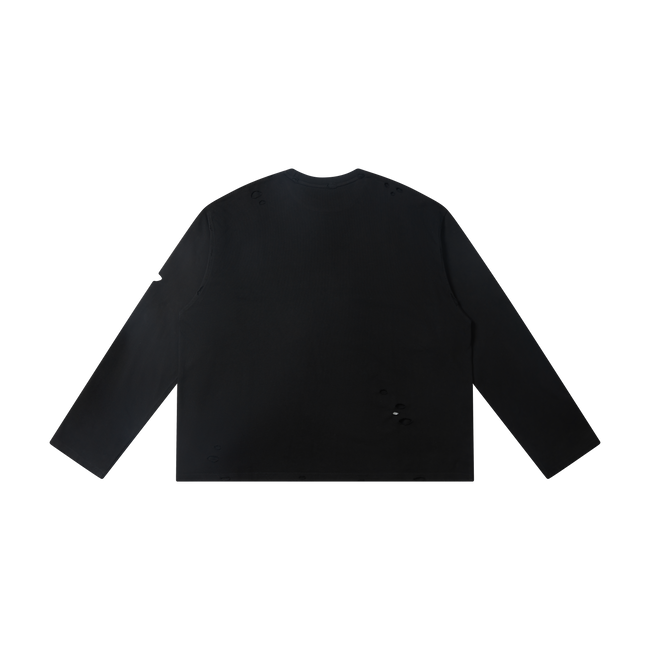 Omirad Distressed Graphic Long Sleeve Tee Main Image