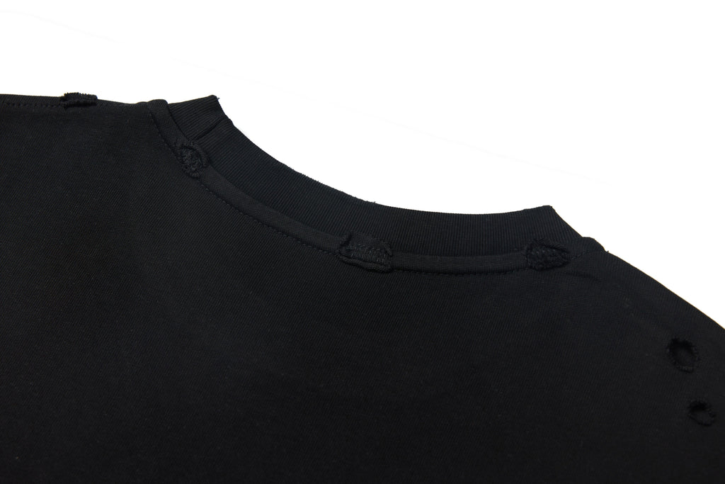 Omirad Distressed Graphic Long Sleeve Tee