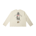 Omirad Distressed Graphic Long Sleeve Tee