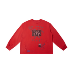 Omirad Distressed NYC Graphic Long Sleeve Tee