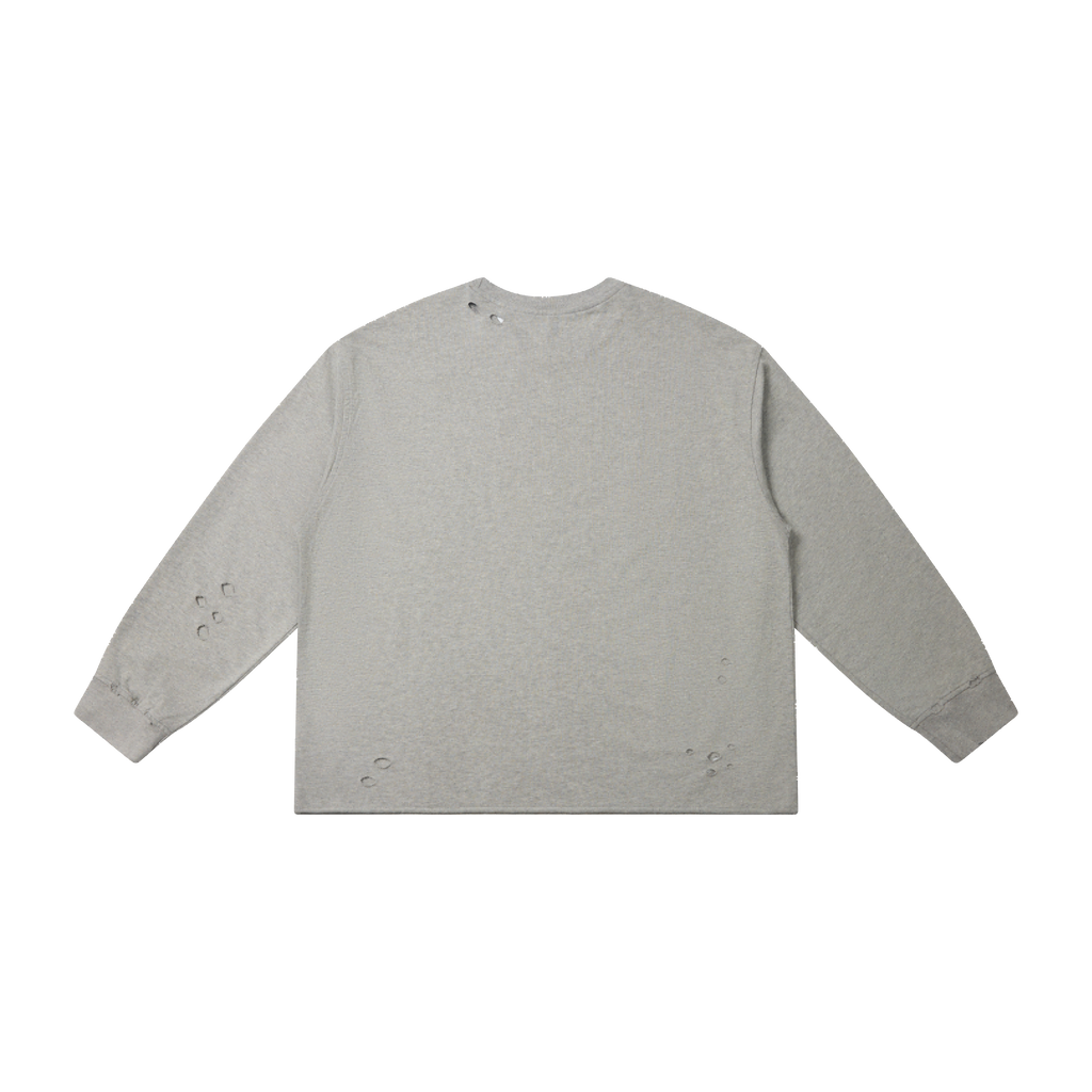 Omirad Distressed NYC Graphic Long Sleeve Tee