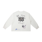 Omirad Distressed NYC Graphic Long Sleeve Tee