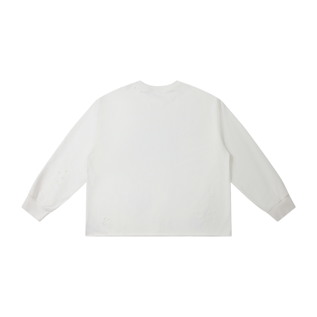 Omirad Distressed NYC Graphic Long Sleeve Tee