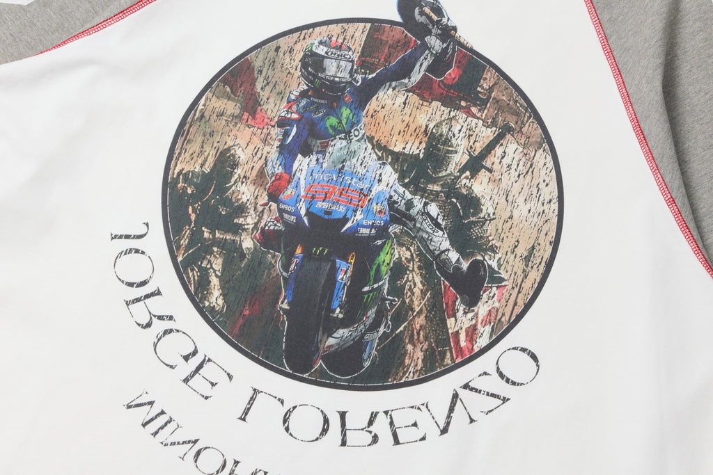 Omirad Moto Racing Raglan Long Sleeve Tee