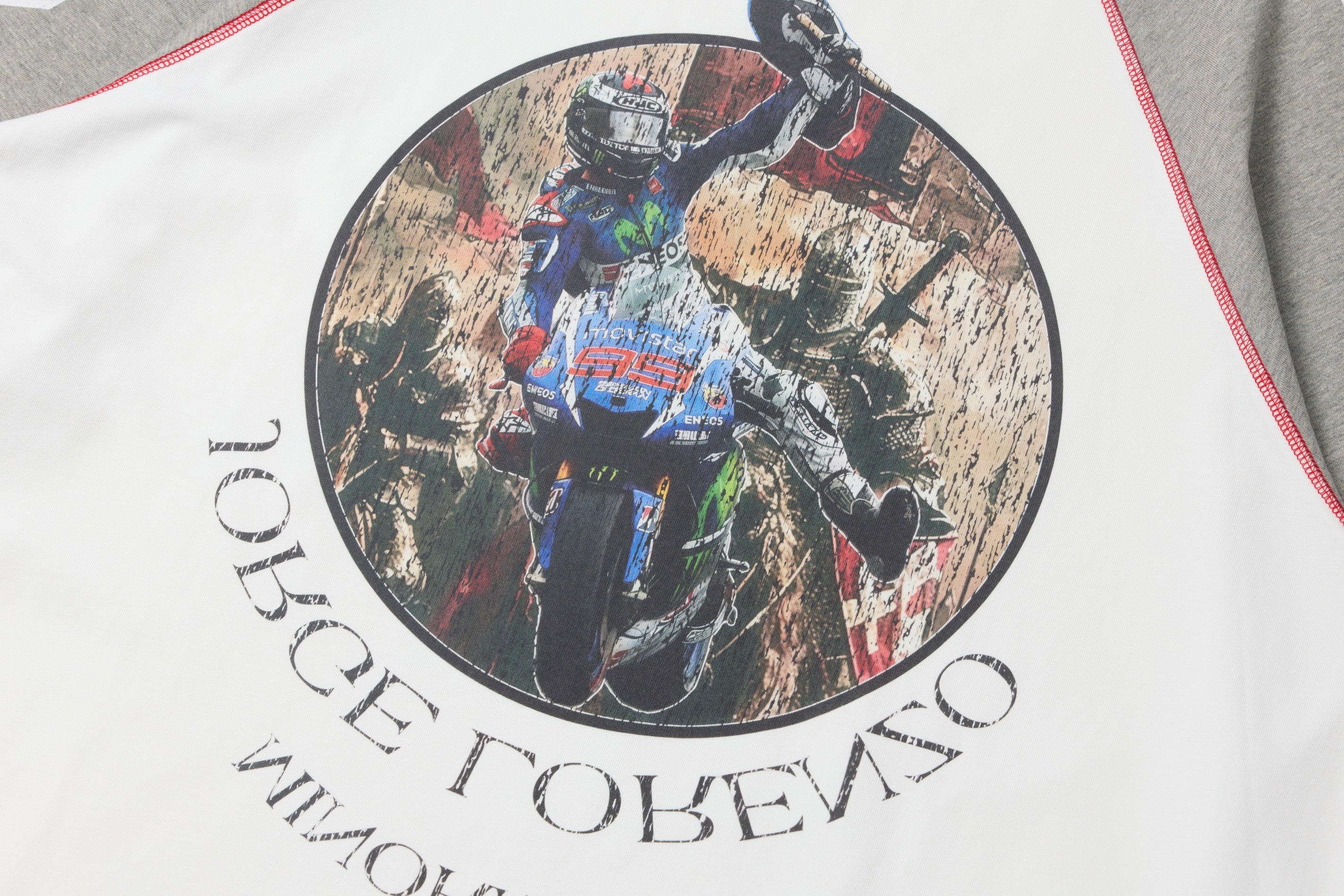 Omirad Moto Racing Raglan Long Sleeve Tee