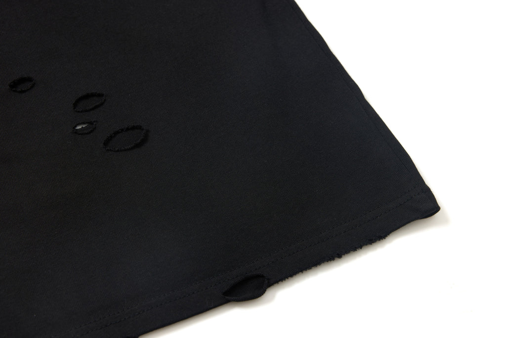 Omirad Distressed Graphic Long Sleeve Tee