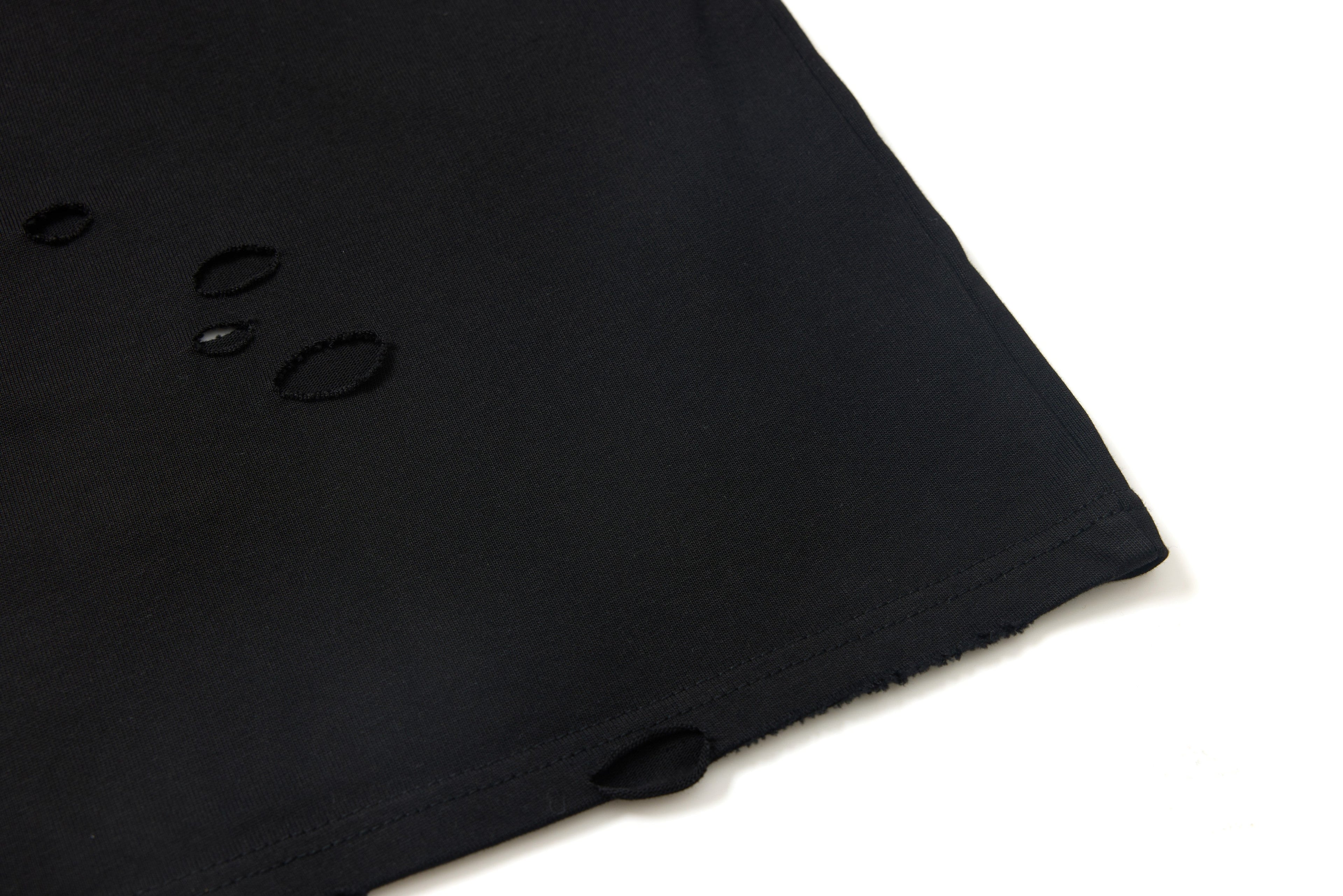 Omirad Distressed Graphic Long Sleeve Tee