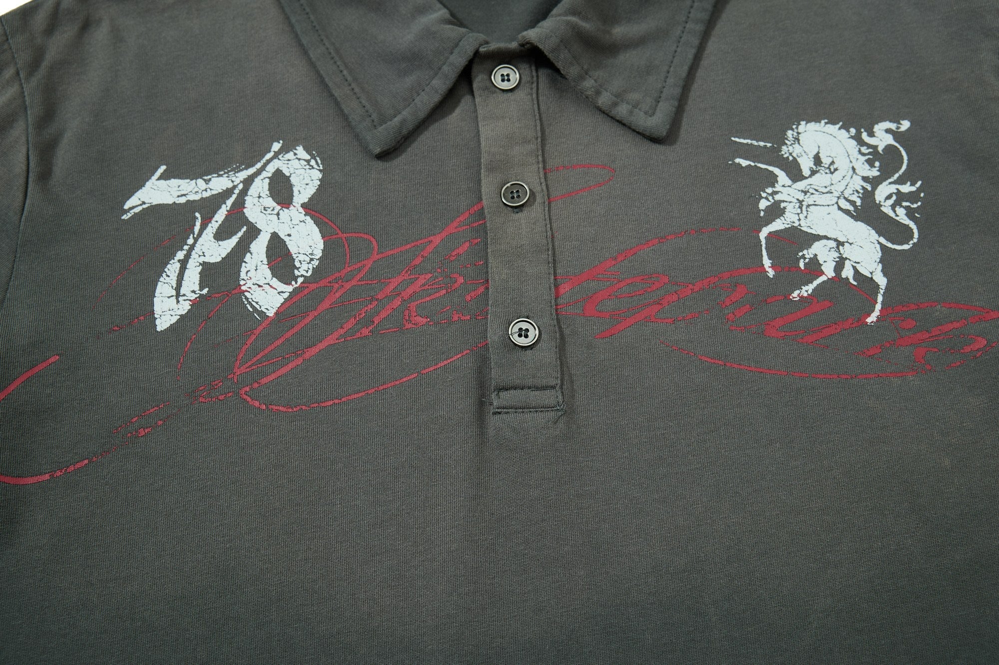 Omirad Vintage Graphic Polo Tee