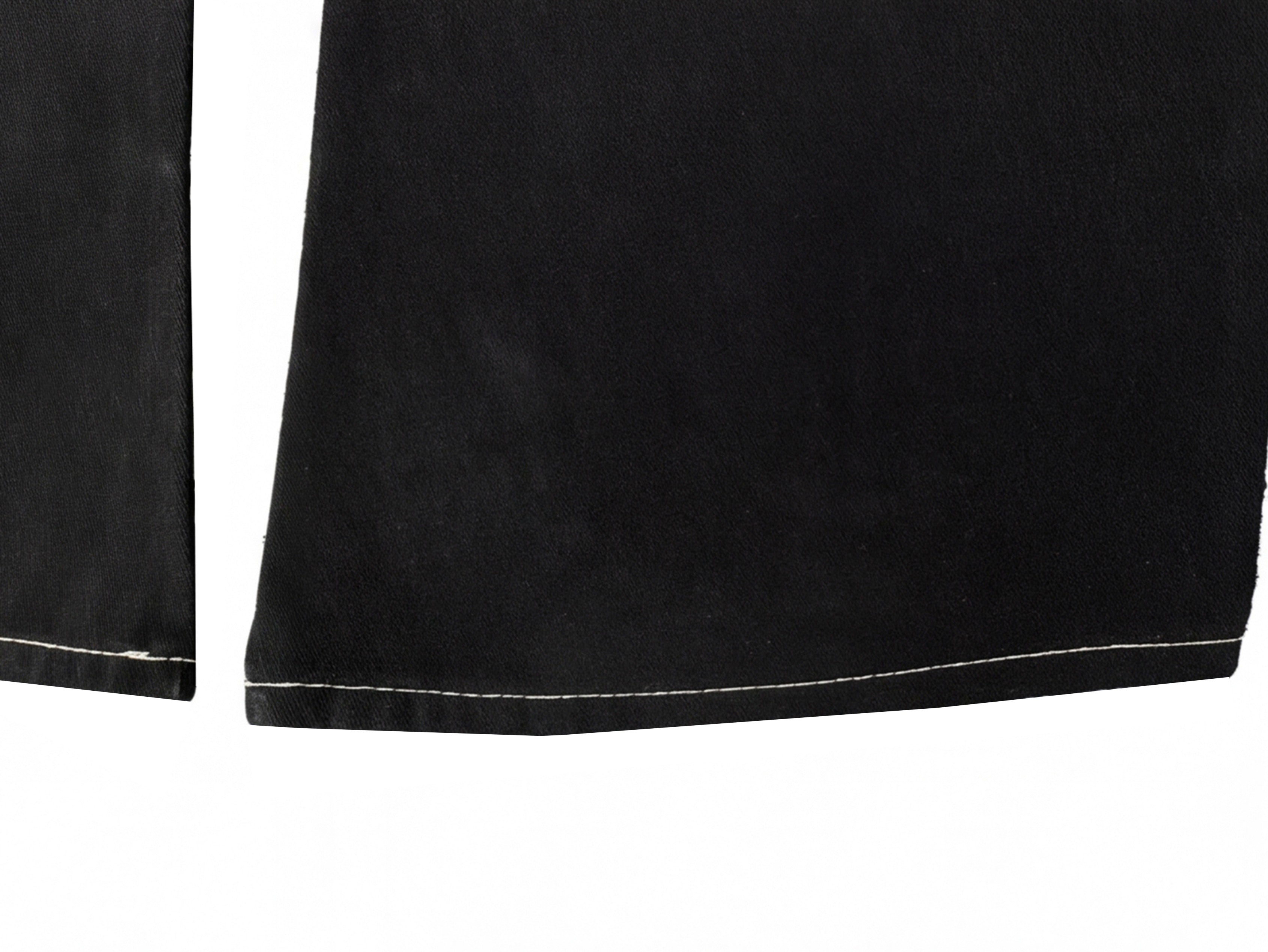Omirad Angel Wing Graffiti Wide-Leg Jeans