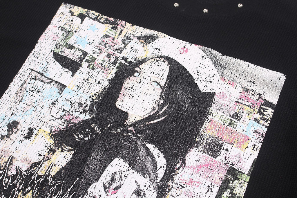 Omirad Studded Graphic Long Sleeve