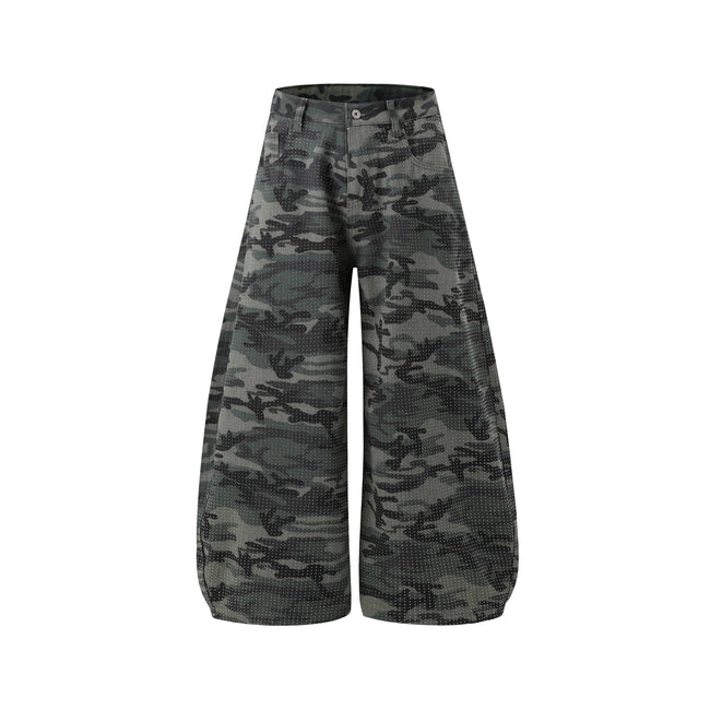 Omirad Camouflage Wide-Leg Jeans Main Image