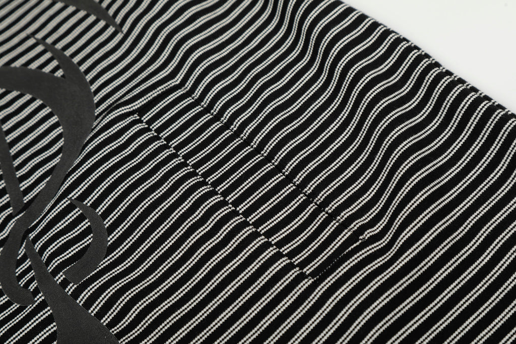 Omirad Striped Graphic Zip Hoodie