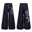 Omirad Gothic Script Wide-Leg Jeans