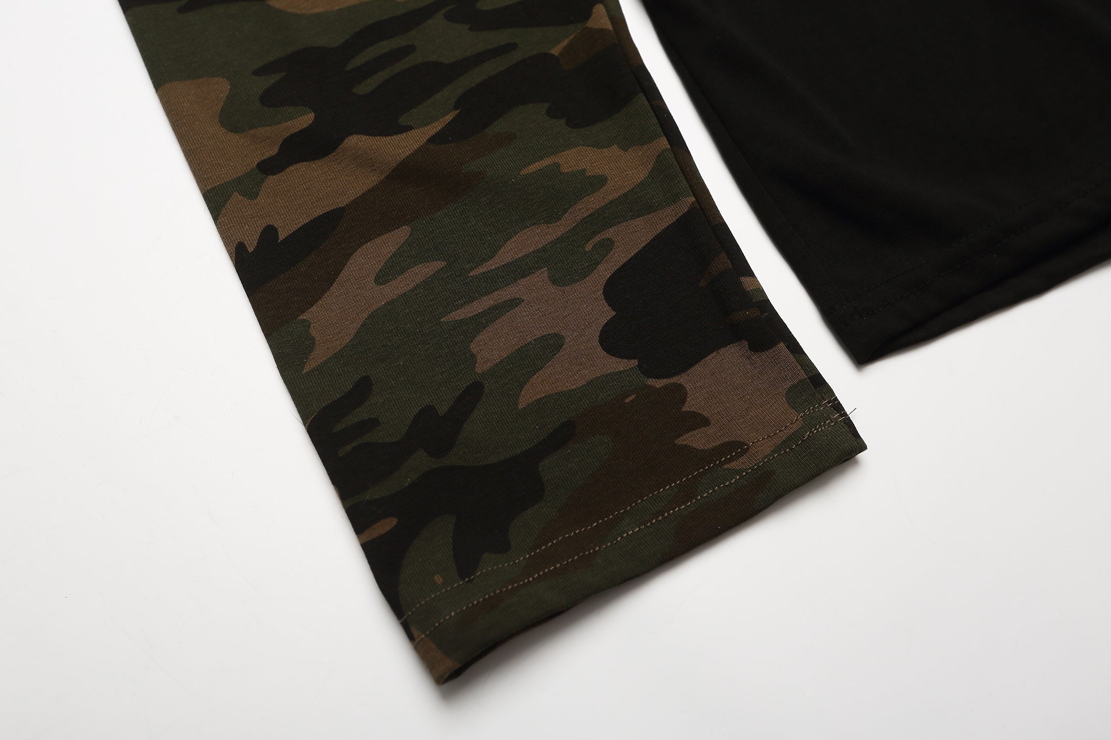 Omirad Camo Raglan Long Sleeve Tee