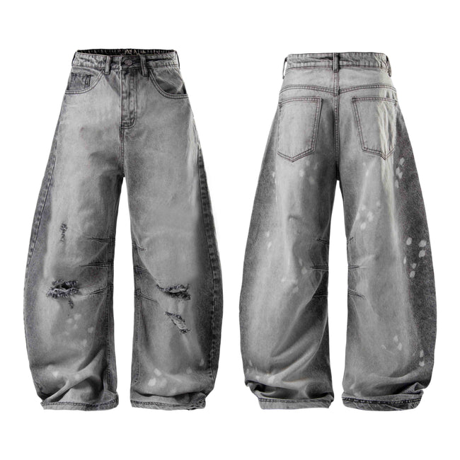 Omirad Washed Baggy Jeans Hover Image