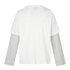 Omirad Layered Striped Long Sleeve T-Shirt