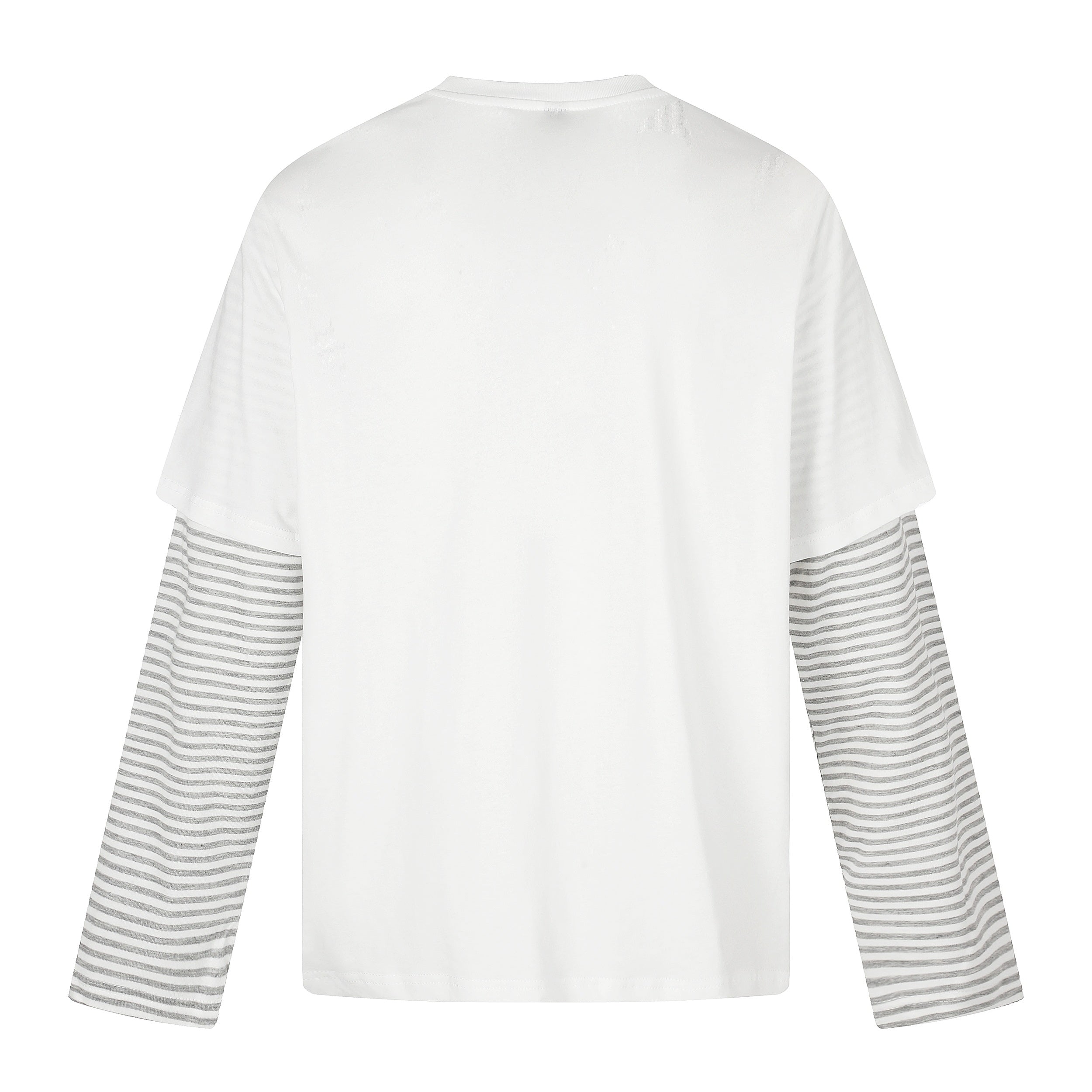 Omirad Layered Striped Long Sleeve T-Shirt