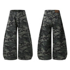 Omirad Camouflage Wide-Leg Jeans