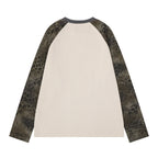 Omirad Leopard Raglan Long Sleeve Tee