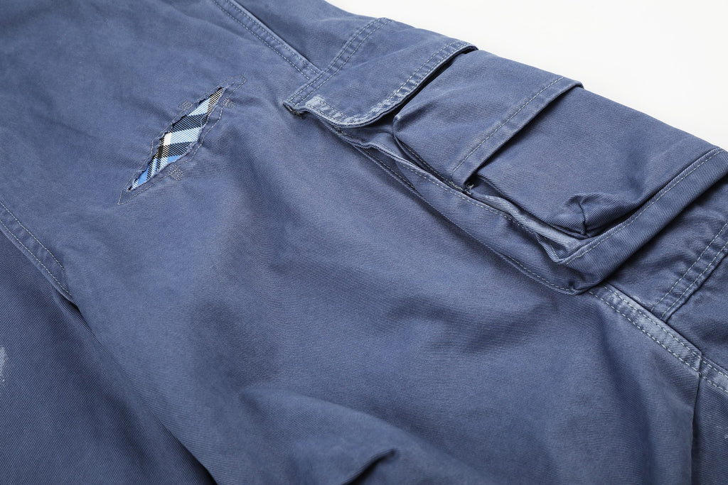Omirad Distressed Utility Cargo Shorts