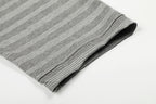 Omirad Striped Gothic Logo Long Sleeve Tee