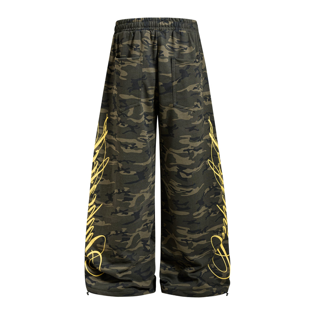 Omirad Wide-Leg Graphic Sweatpants
