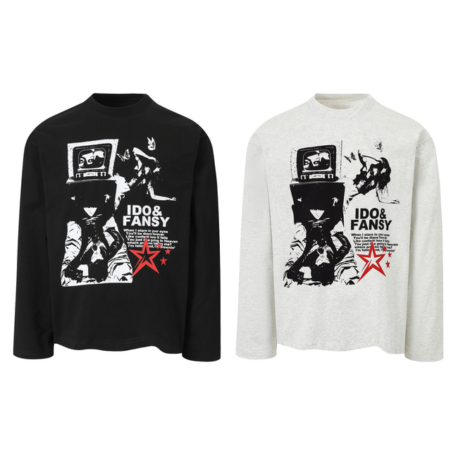Omirad Graphic Collage Long-Sleeve Tee Hover Image