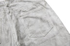 Omirad Washed Utility Flare Denim Jeans