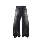 Omirad Script Logo Wide-Leg Jeans