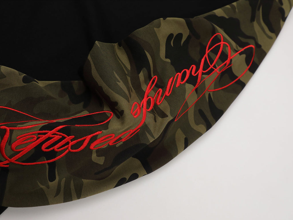 Omirad Camo Sleeve Raglan Long Sleeve Tee