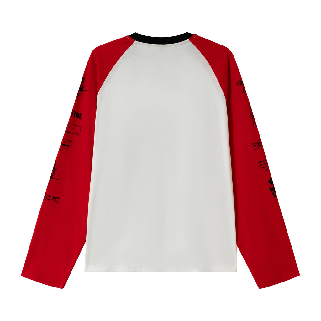 Omirad Graphic Raglan Long-Sleeve T-Shirt