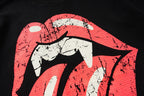 Omirad Waffle Knit Lips Graphic Long Sleeve Tee