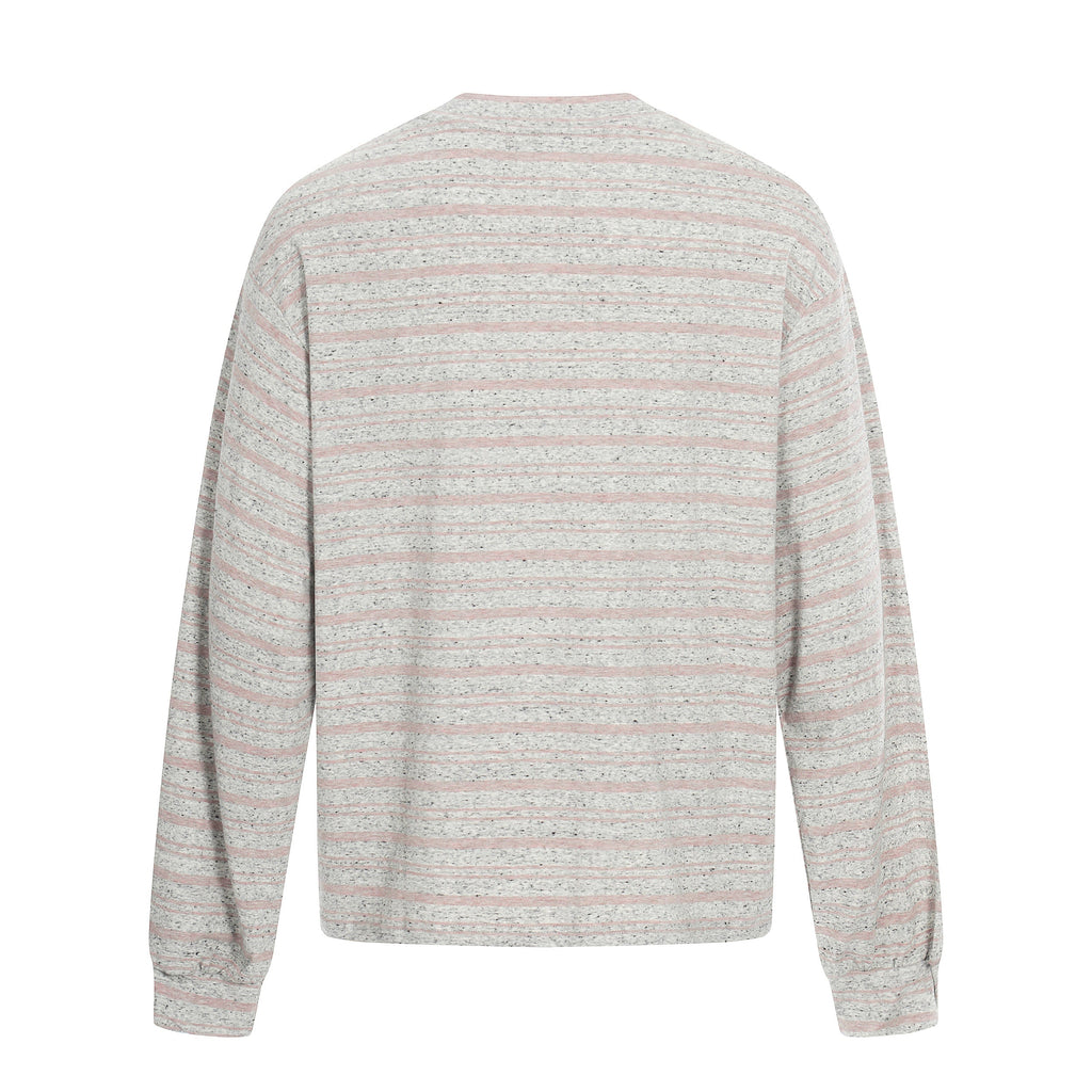 Omirad Graphic Striped Long Sleeve Tee