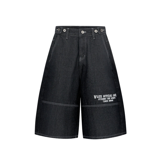 Omirad 404 Patchwork Denim Shorts Main Image