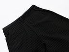 Omirad Pinstripe Wide-Leg Shorts