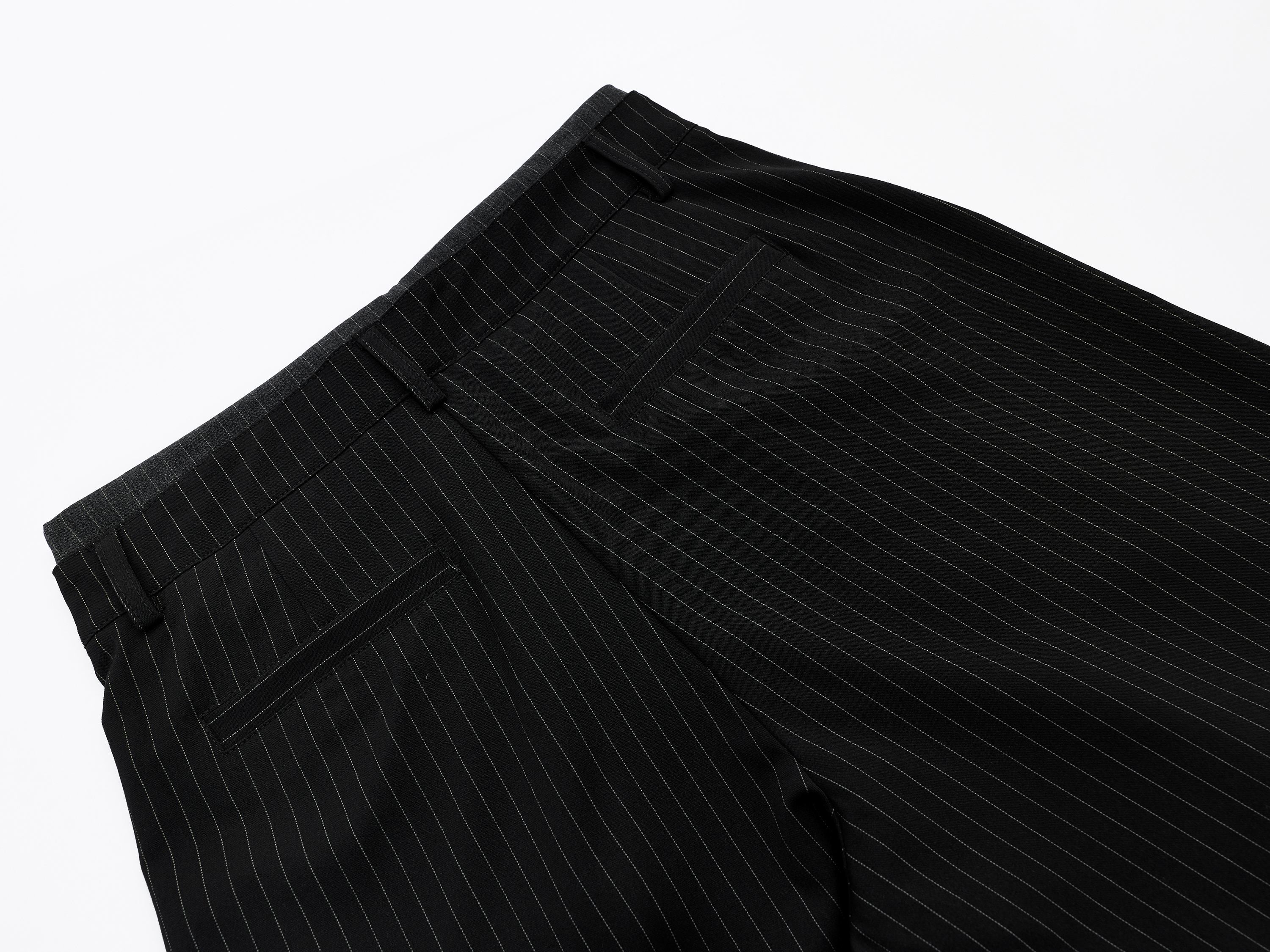 Omirad Pinstripe Wide-Leg Shorts