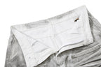 Omirad Washed Utility Flare Denim Jeans