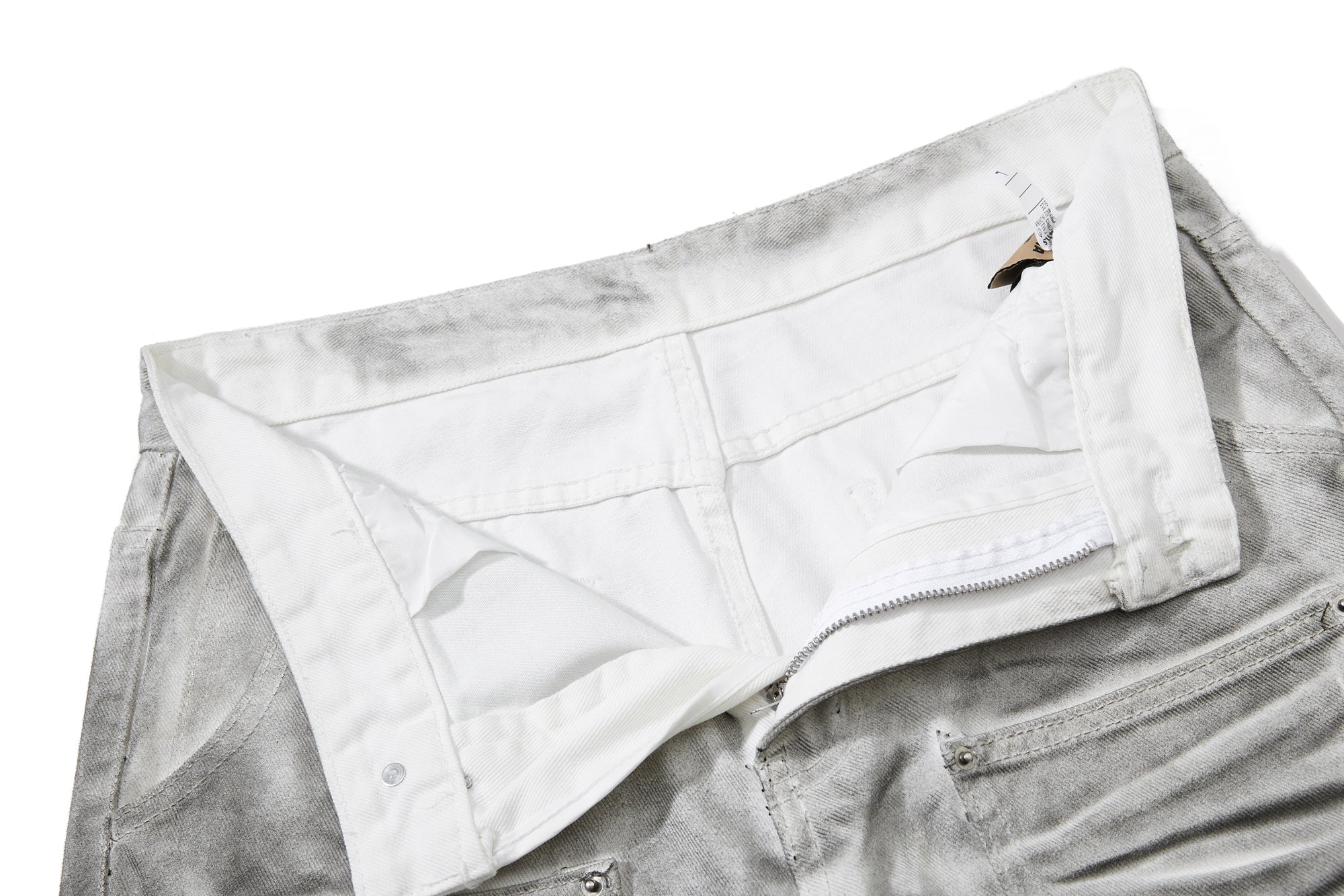 Omirad Washed Utility Flare Denim Jeans