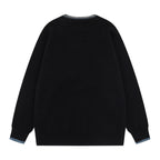 Omirad Striped Crest Knit Sweater