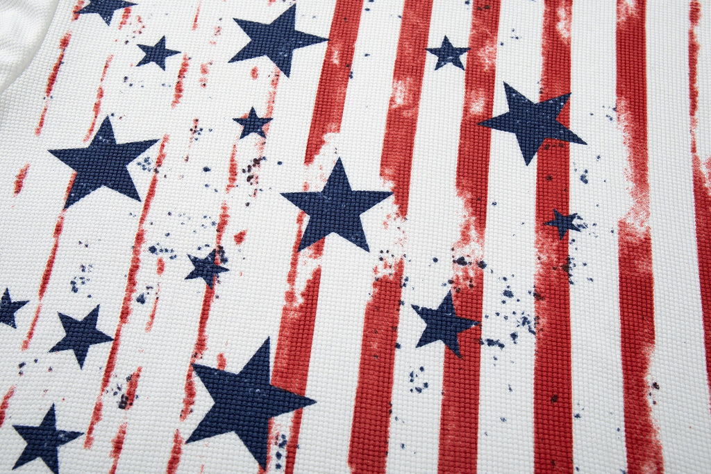 Omirad Vintage Flag Graphic Long Sleeve