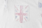 Omirad Union Jack Sleeve Henley Long Sleeve Tee