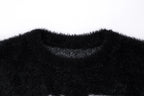Omirad Fluffy Crest Knit Sweater