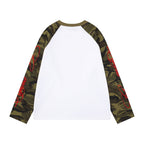 Omirad Camo Sleeve Raglan Long Sleeve Tee